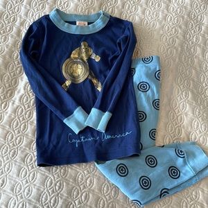 Hanna Andersson Captain America Pajamas 3T